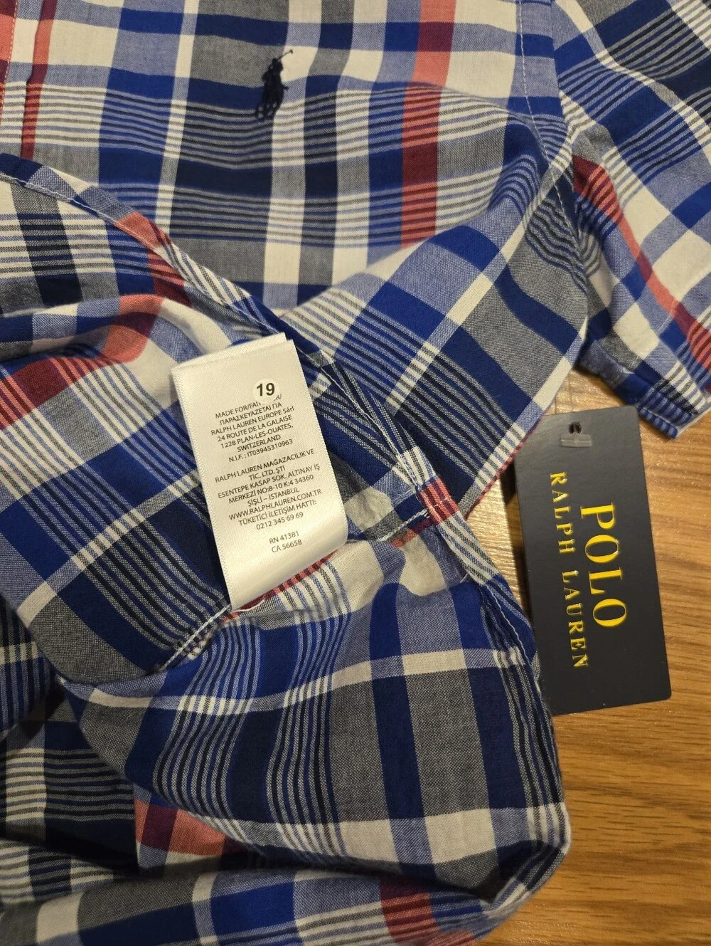 Boys Ralph Lauren Plaid Shirt